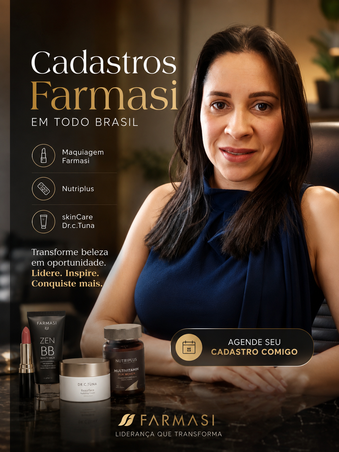 Keila Boron, líder e mentora Farmasi — Cadastros Farmasi em todo Brasil